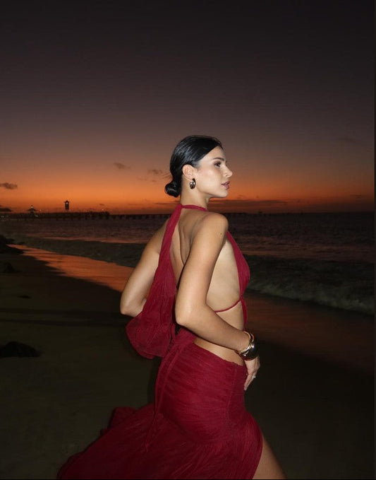 Vestido Tamarindo Vinho
