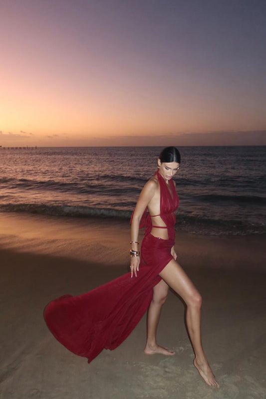 Vestido Tamarindo Vinho